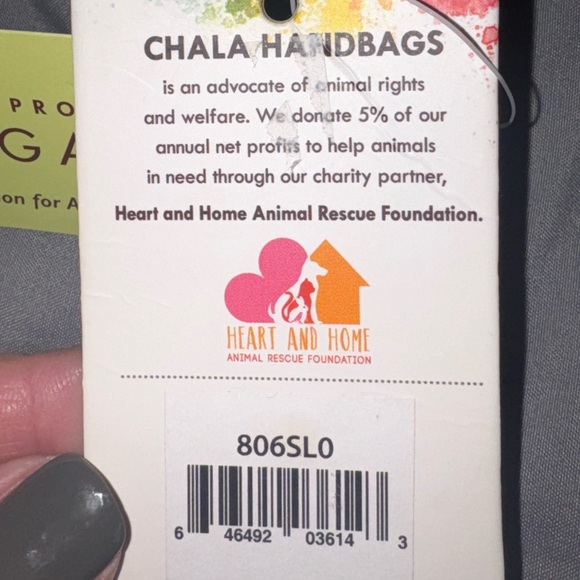 Chala Handbags Sloth Vegan Leather Zip Coin Purse Keychain NWT - Picture 7 of 12